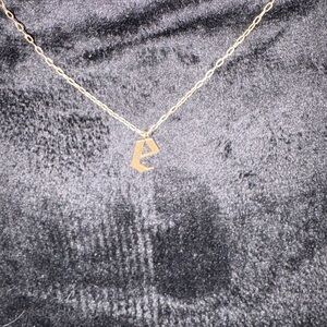 Gold Dainty Necklace with Minimalist Pendant